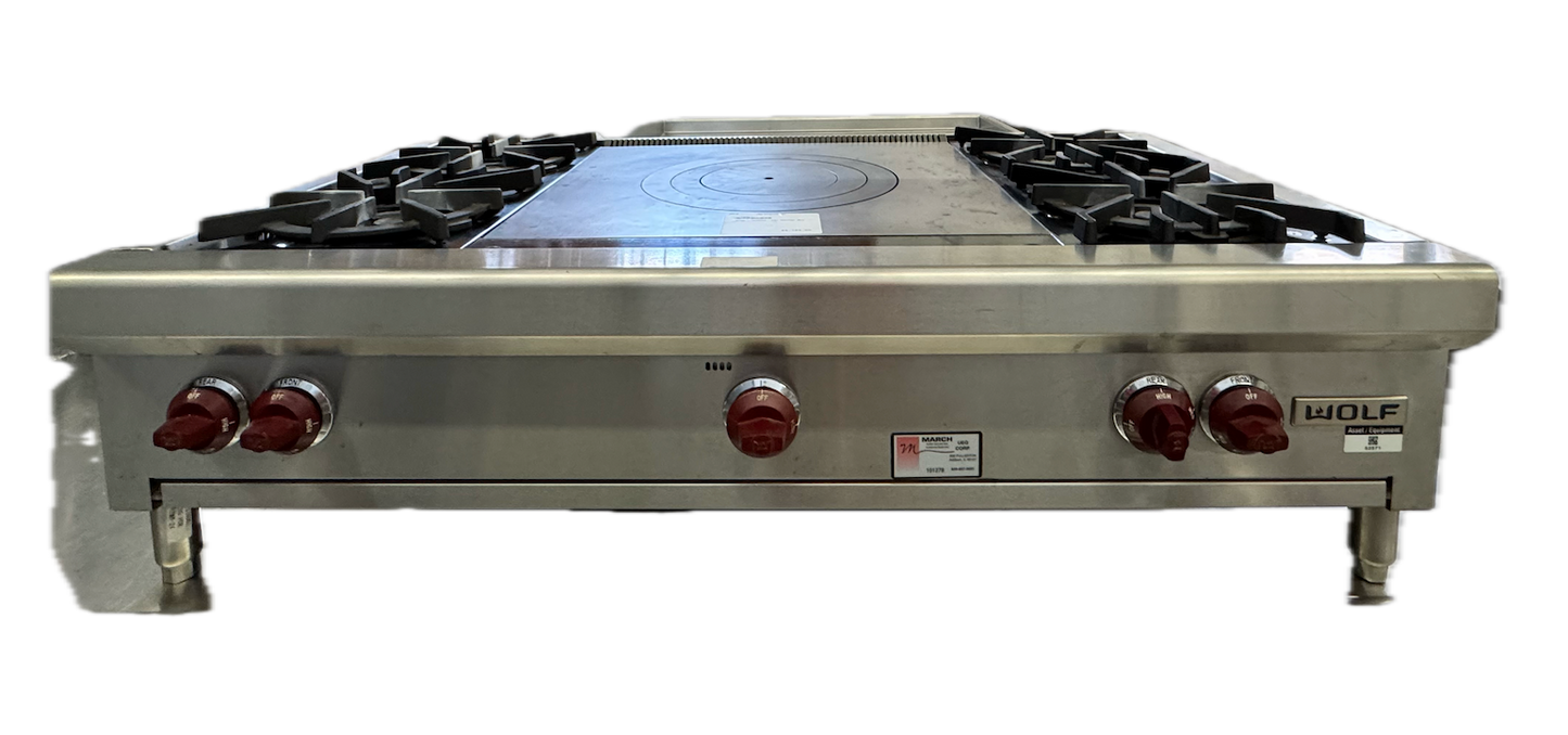 WOLF 4-BURNER, 24" RADIAL HOT (M.101278)