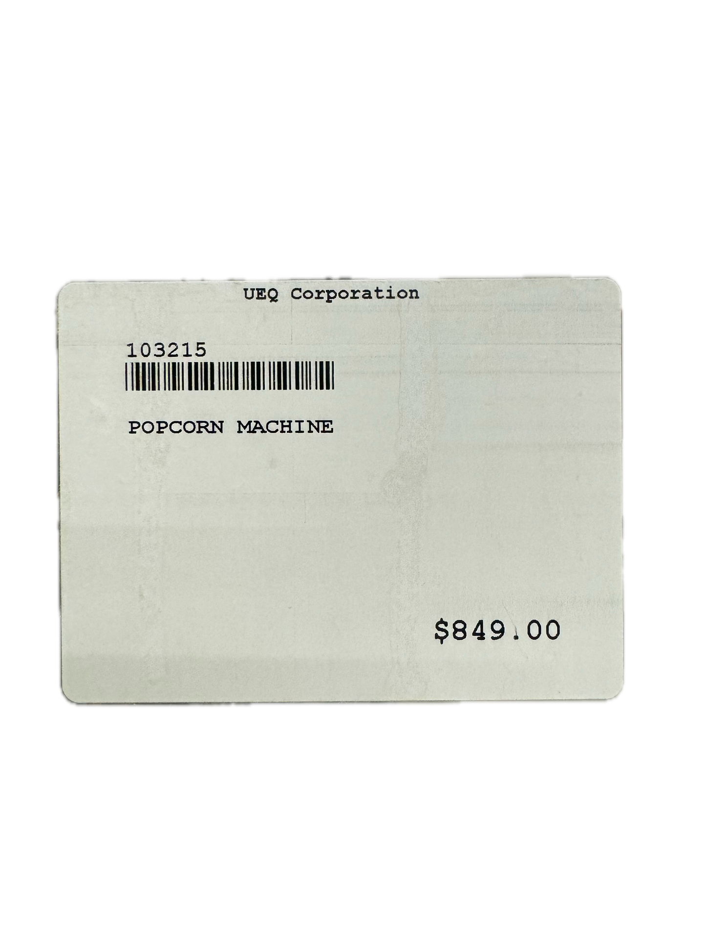 Star POPCORN MACHINE (M.103215)