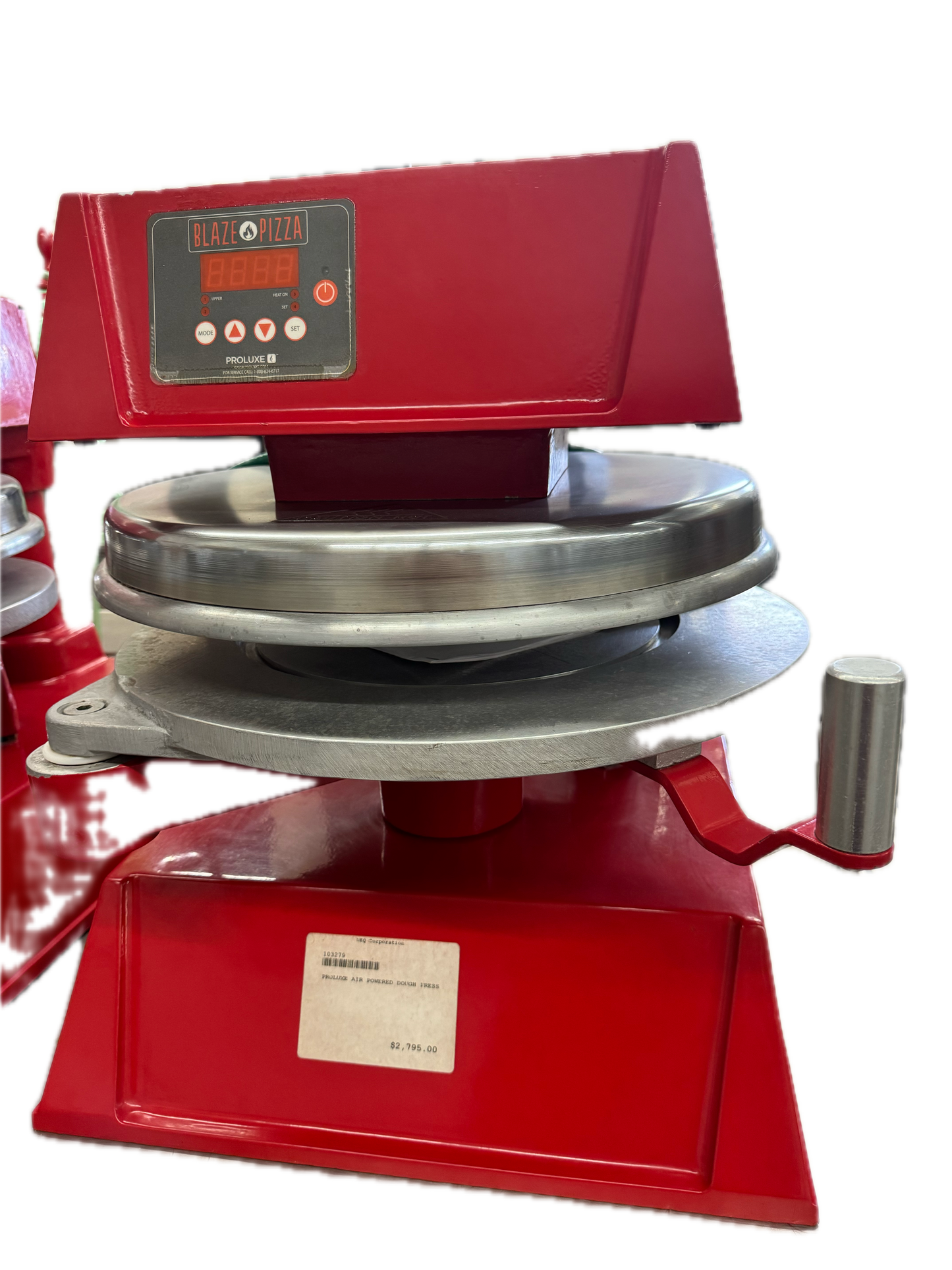 PROLUXE AIR POWERED DOUGH PRESS (M.103279)