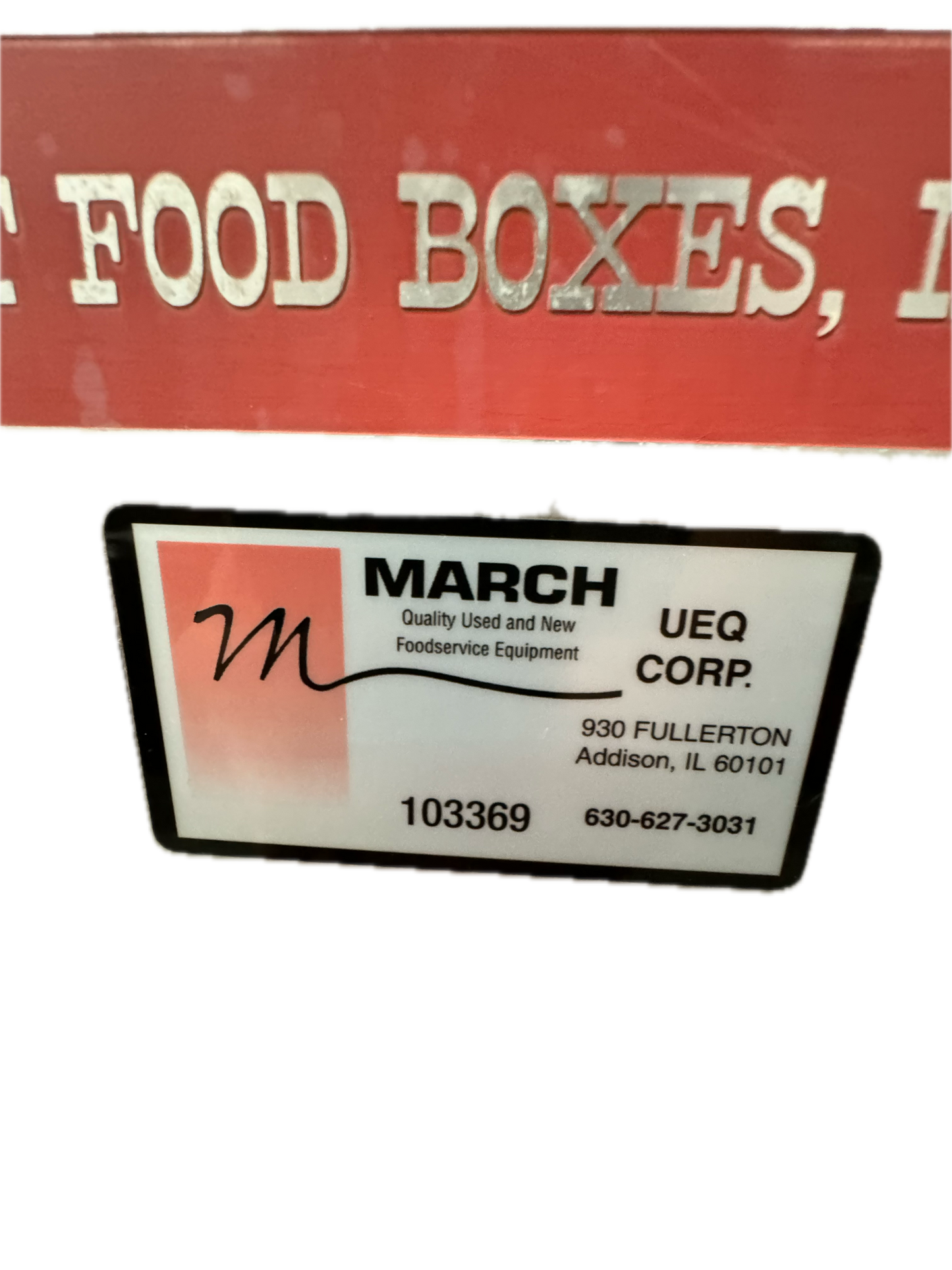 HOT TOTE HEATED CABINET (M.103369)