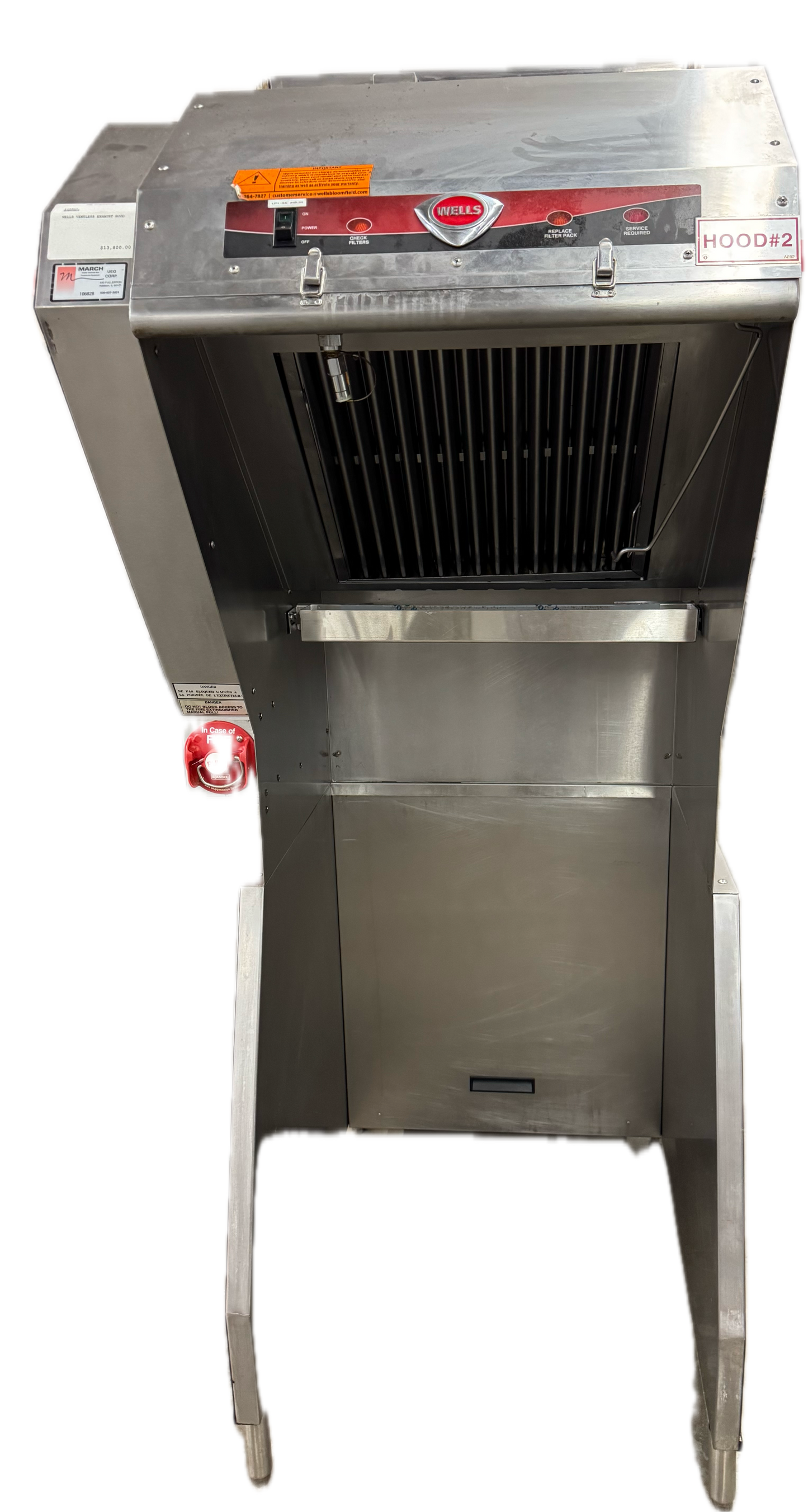 WELLS VENTLESS EXHAUST HOOD (M.106828)