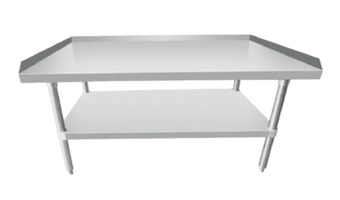 ATOSA # ATSE-3048, 4', S/S EQUIPMENT STAND WITH CASTERS (M.109245)