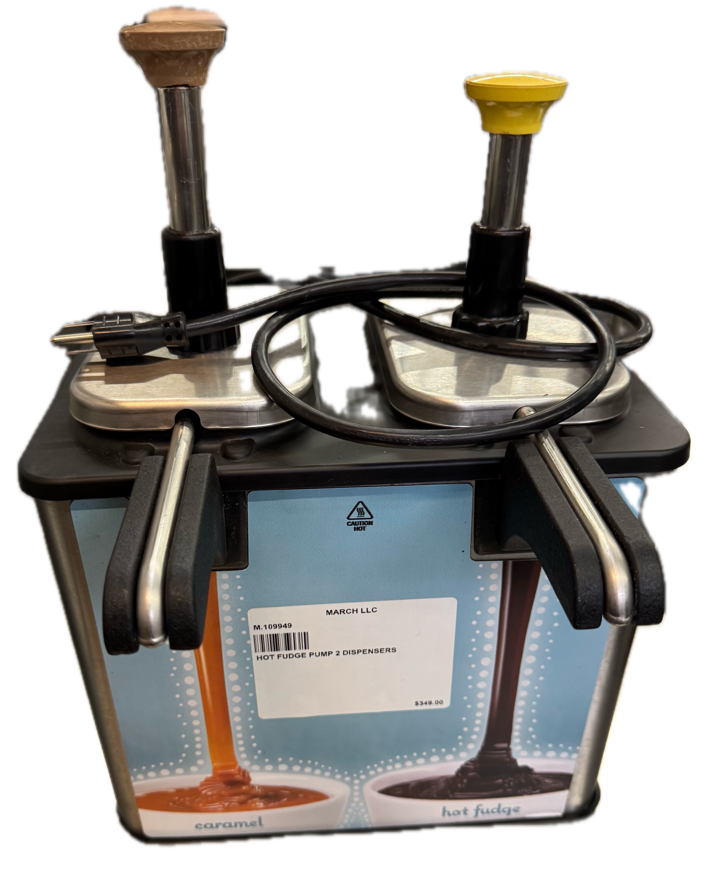 HOT FUDGE PUMP 2 DISPENSERS (M.109949)