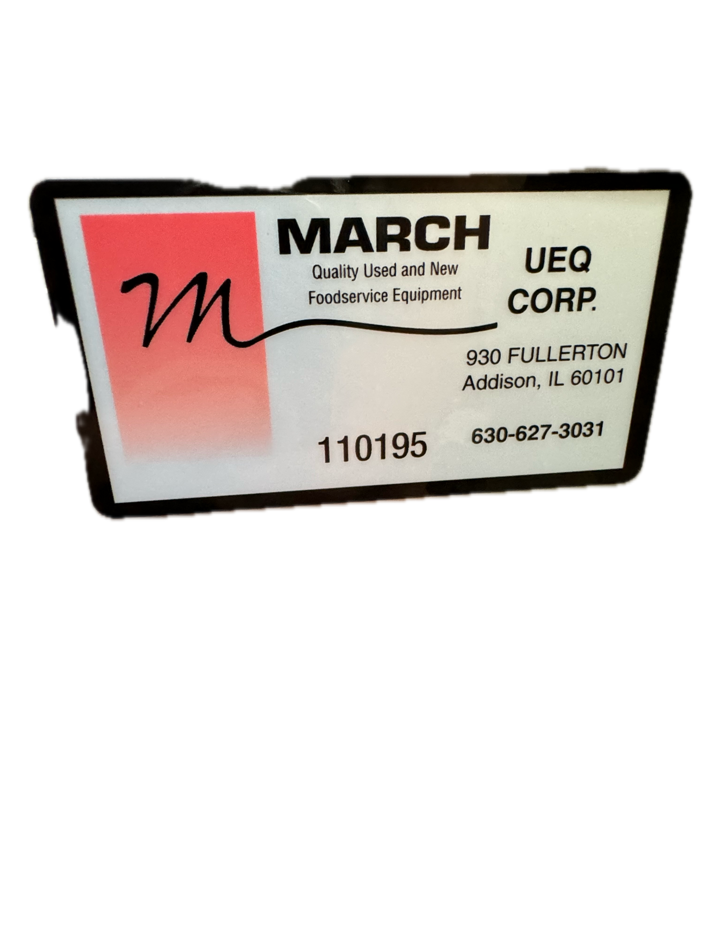 LANCER ICE BIN W/COLD PLATE (M.110195)