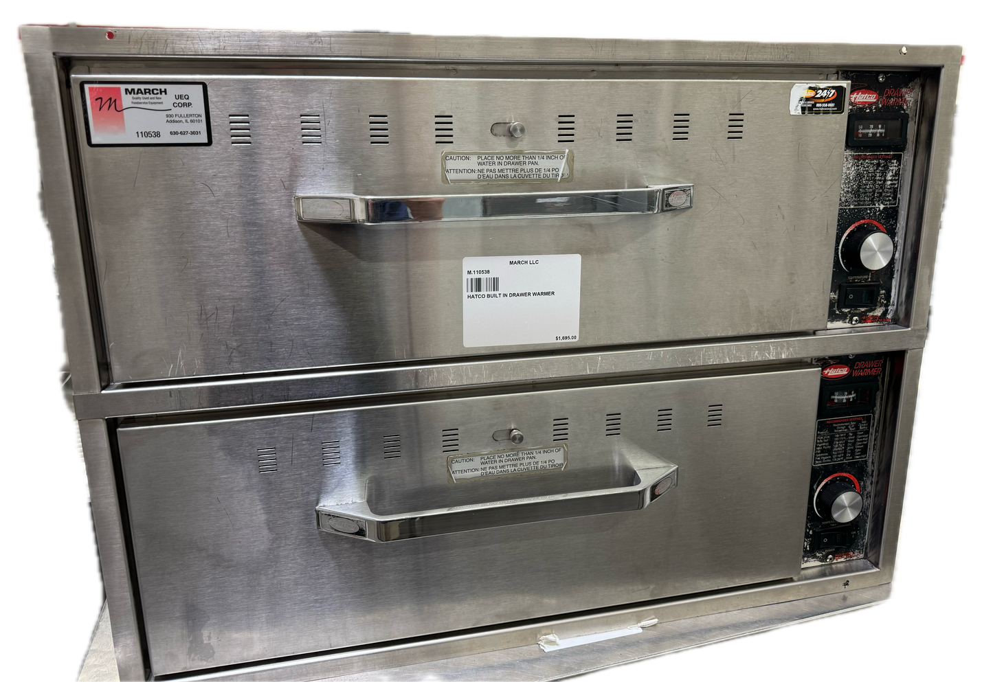 HATCO BUILT IN DRAWER WARMER (M.110538)