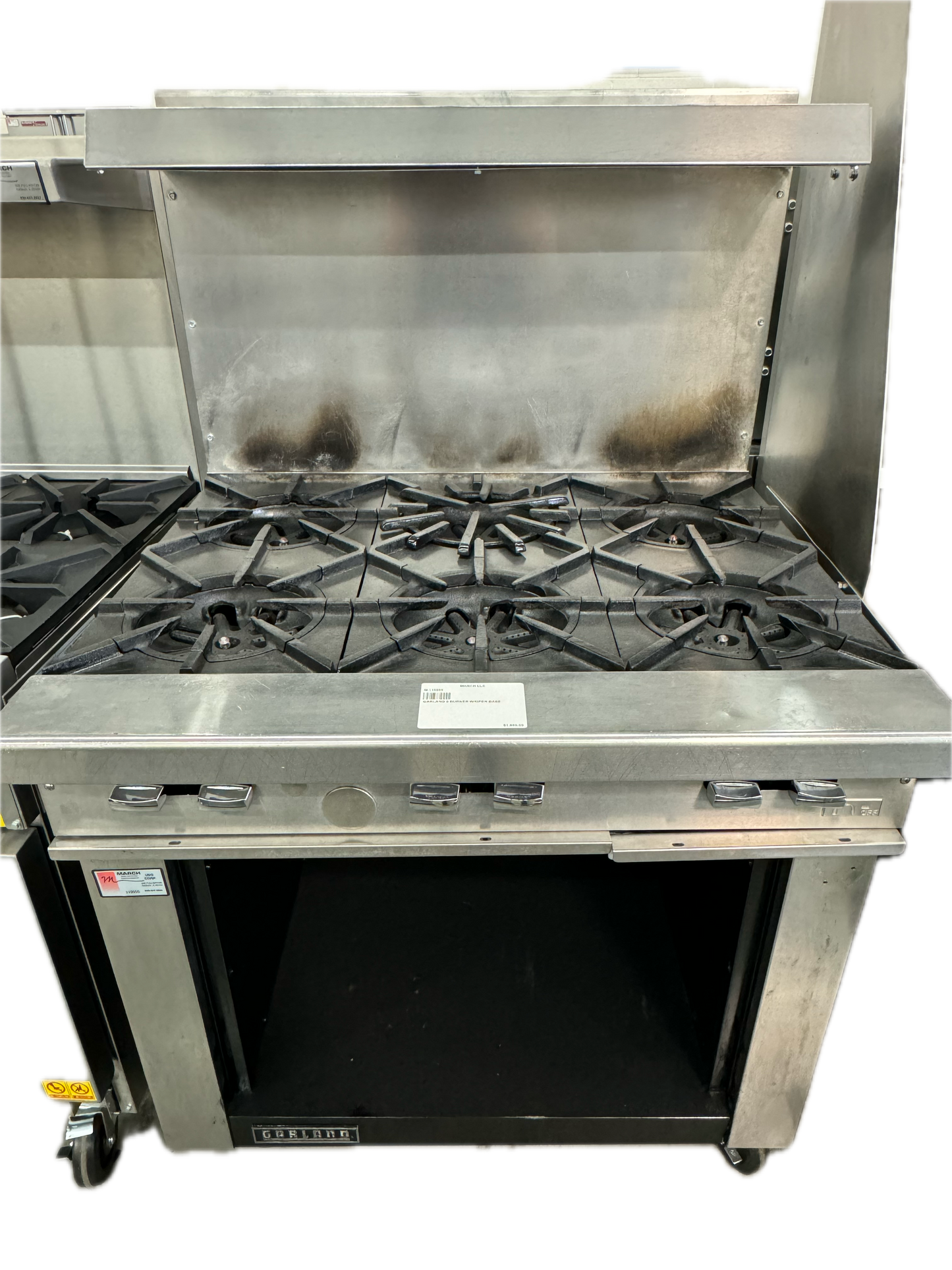 GARLAND 6 BURNER W/OPEN BASE (M.110555)