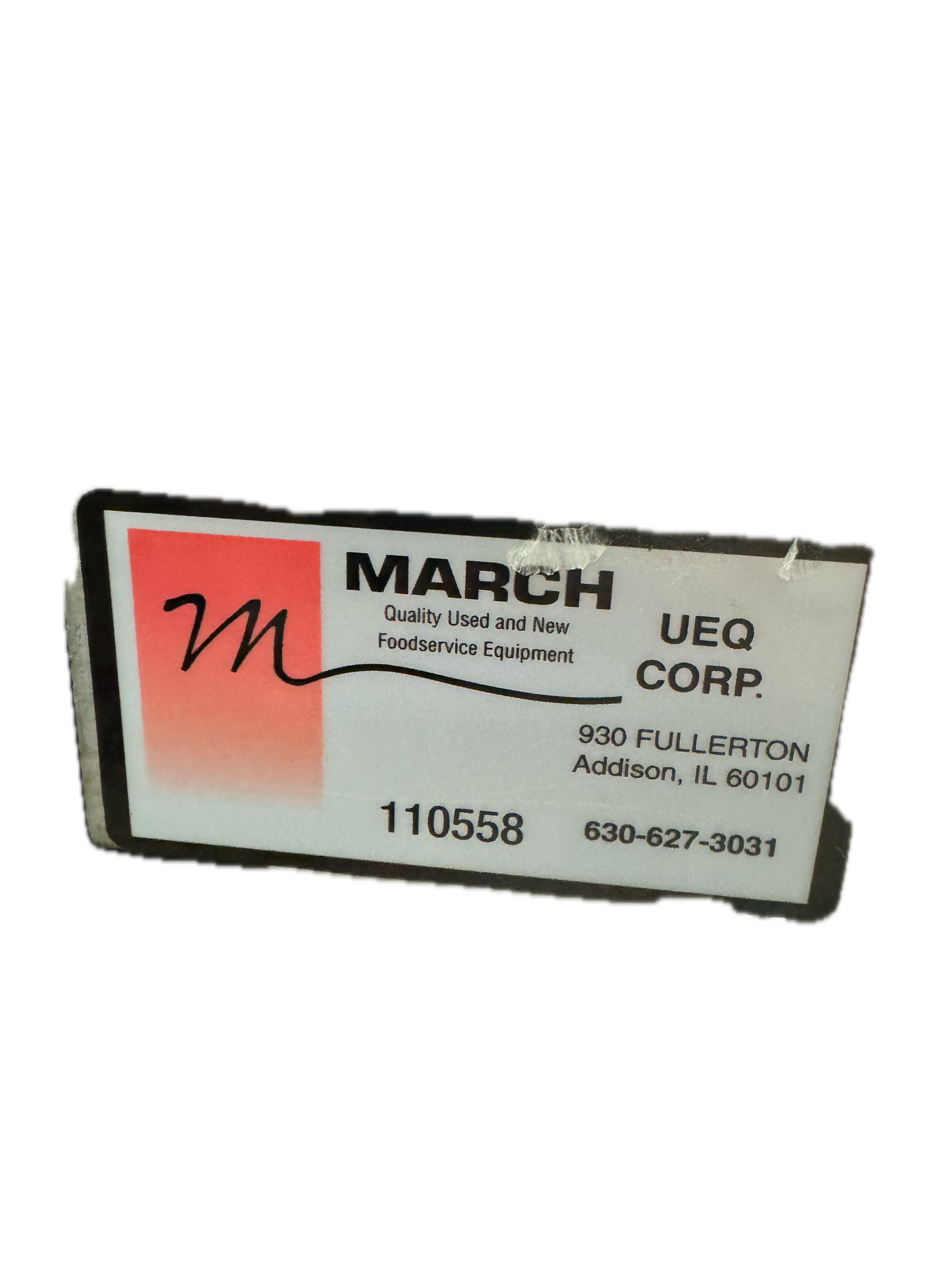 UPRIGHT BROILER W/CABINET BASE (M.110558)