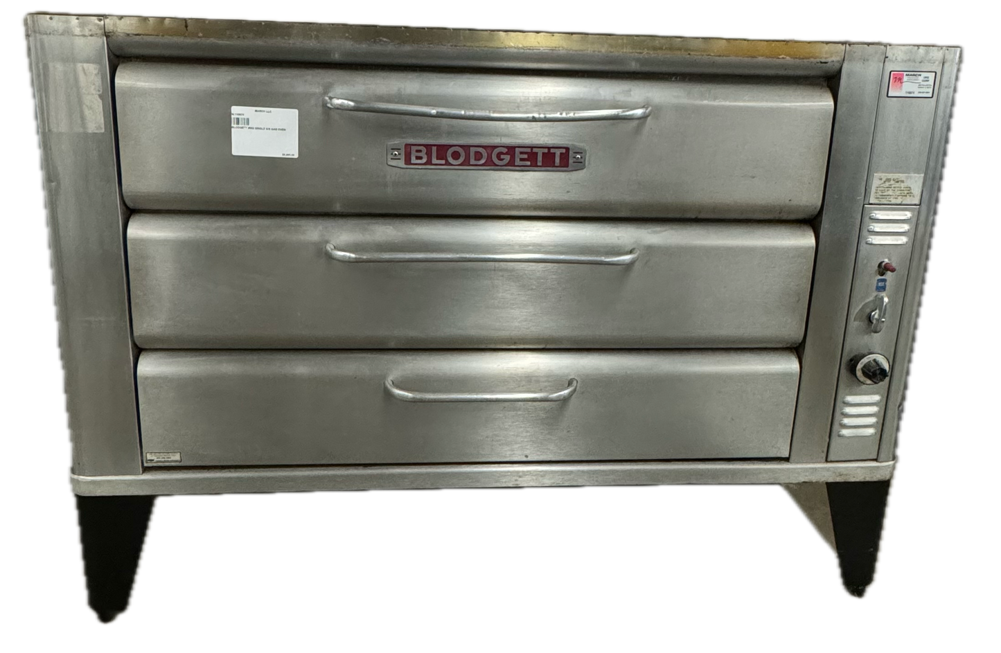 BLODGETT #982 SINGLE S/S GAS OVEN (M.110874)