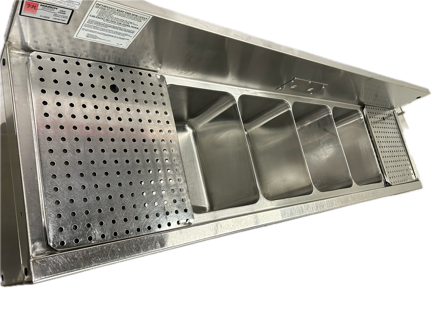 72" 4 COMPARTMENT BAR SINK (M.111022)