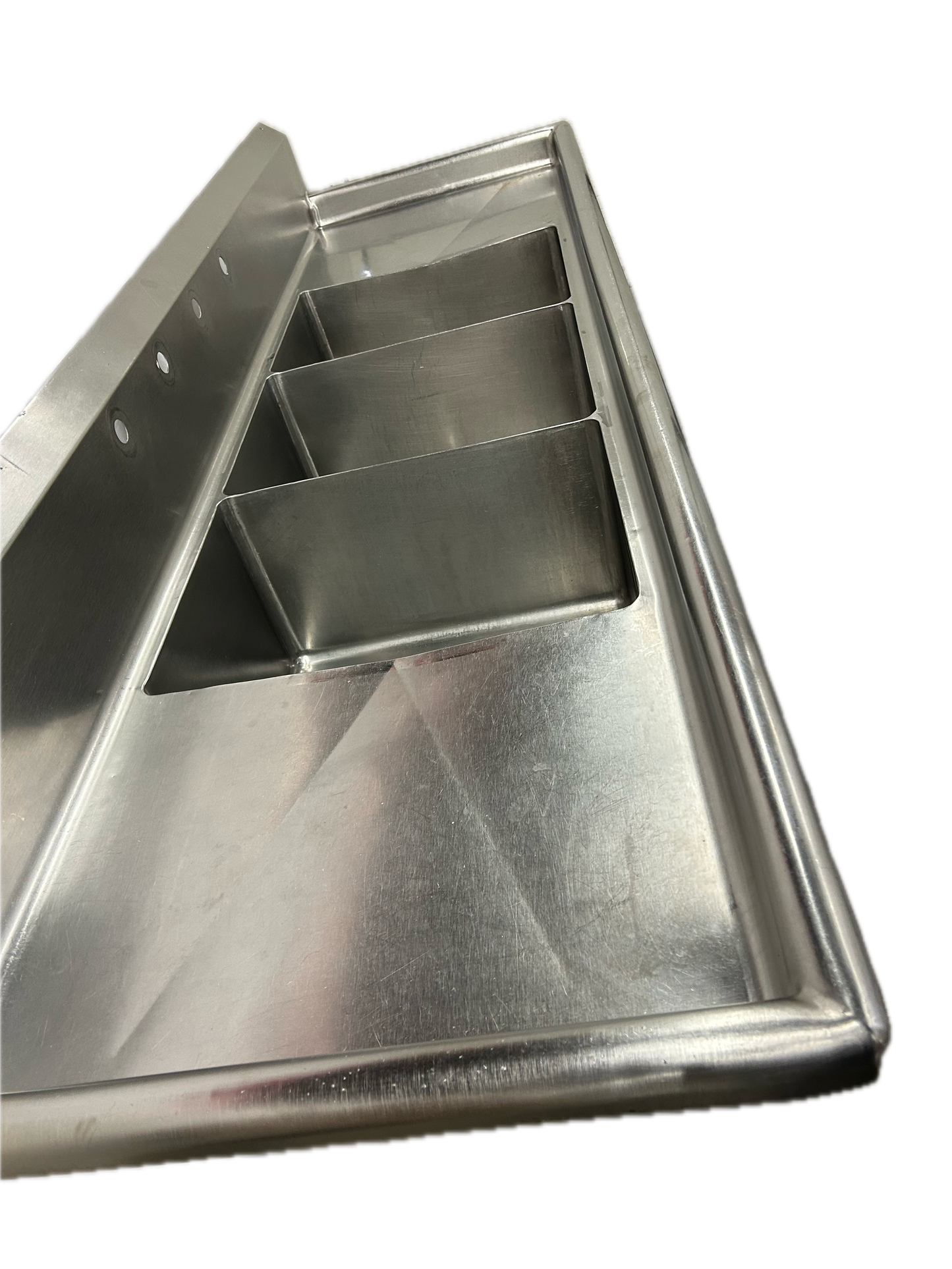 90" 3 COMPARTMENT SINK W/DRAINBOARD (M.111028)