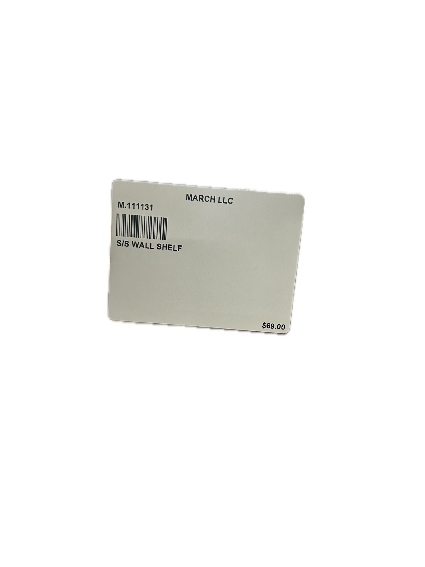 S/S WALL SHELF (M.111131)