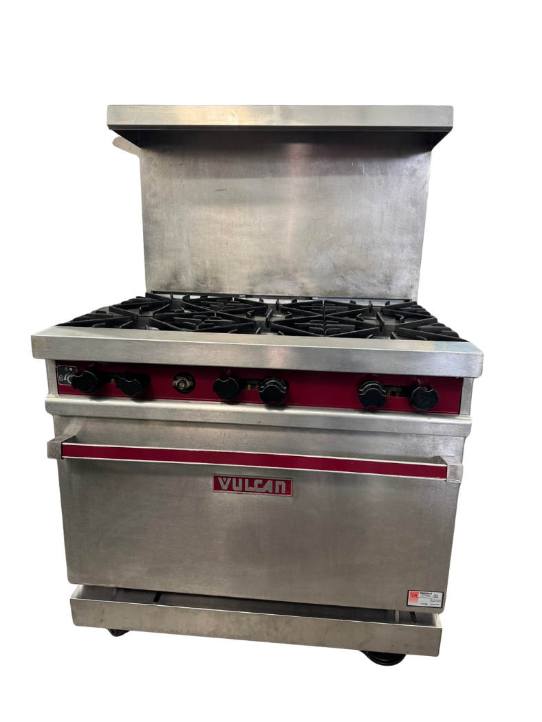 VULCAN 6 BURNER RANGE W/OVEN (M.111246)