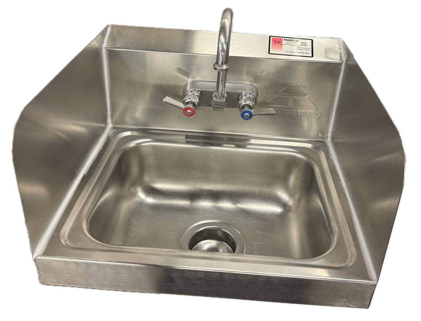 WALL MOUNT HANDSINKS W/SPLASHES (M.111317)
