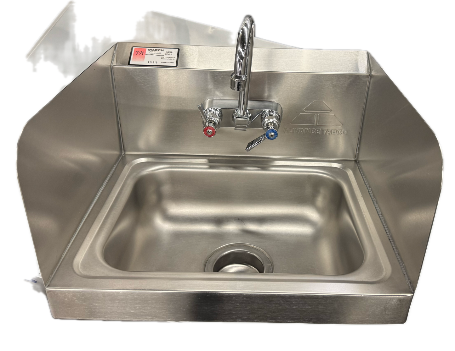 WALL MOUNT HANDSINKS W/SPLASHES (M.111318)