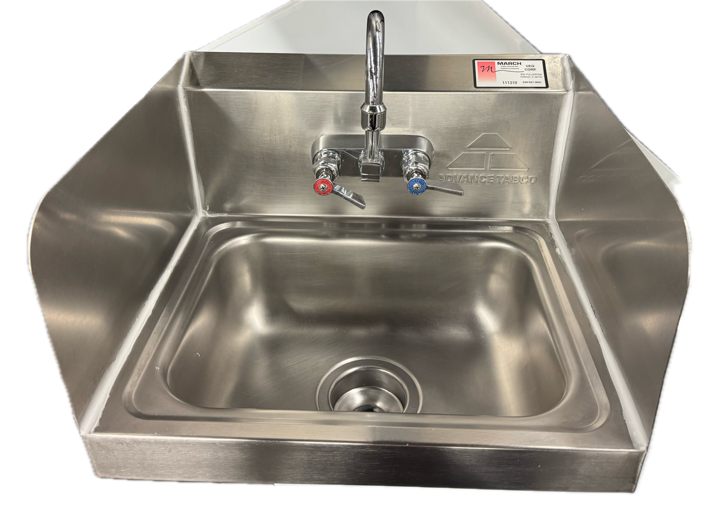 WALL MOUNT HANDSINKS W/SPLASHES (M.111319)