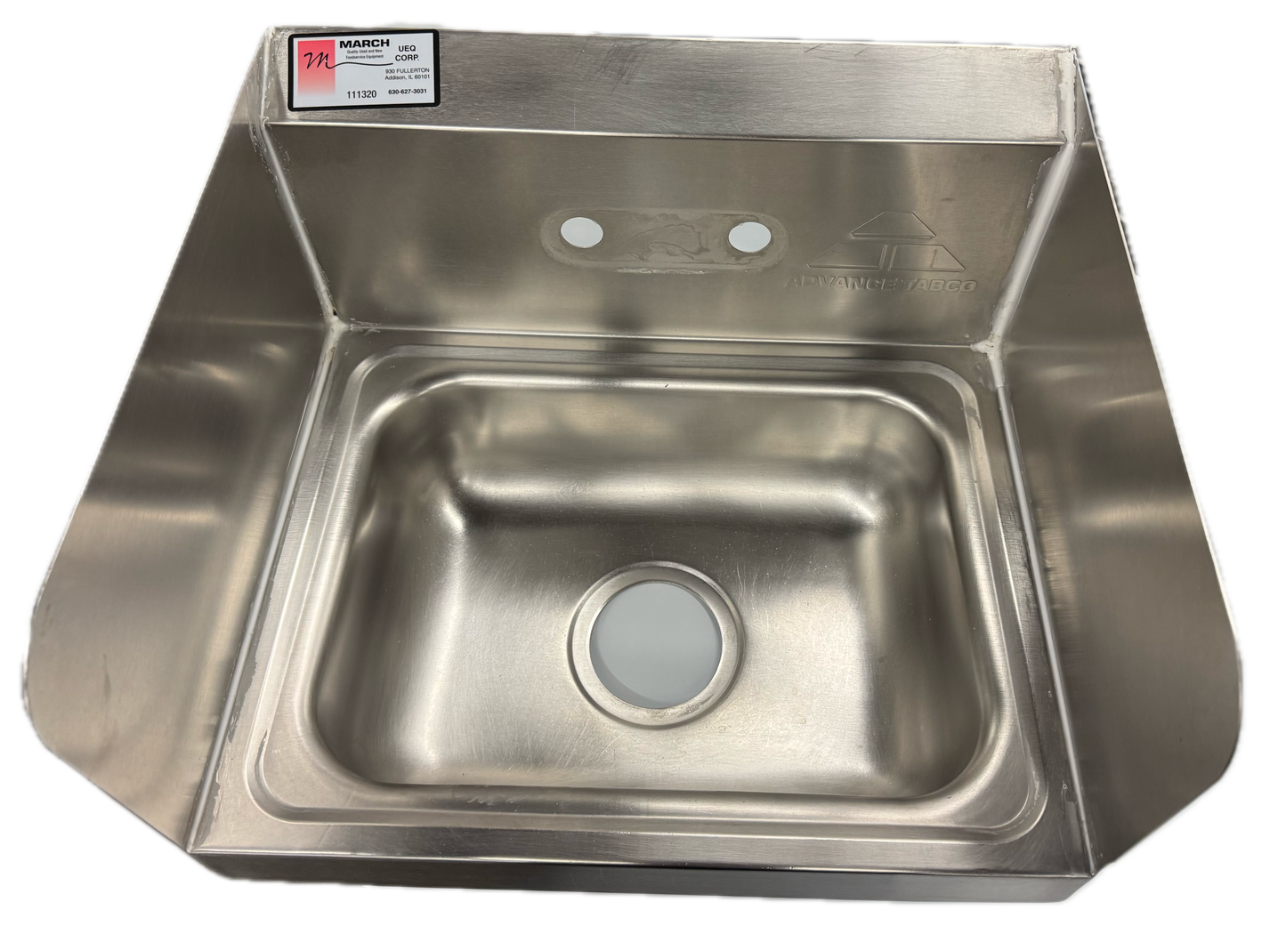 WALL MOUNT HANDSINKS W/SPLASHES (M.111320)