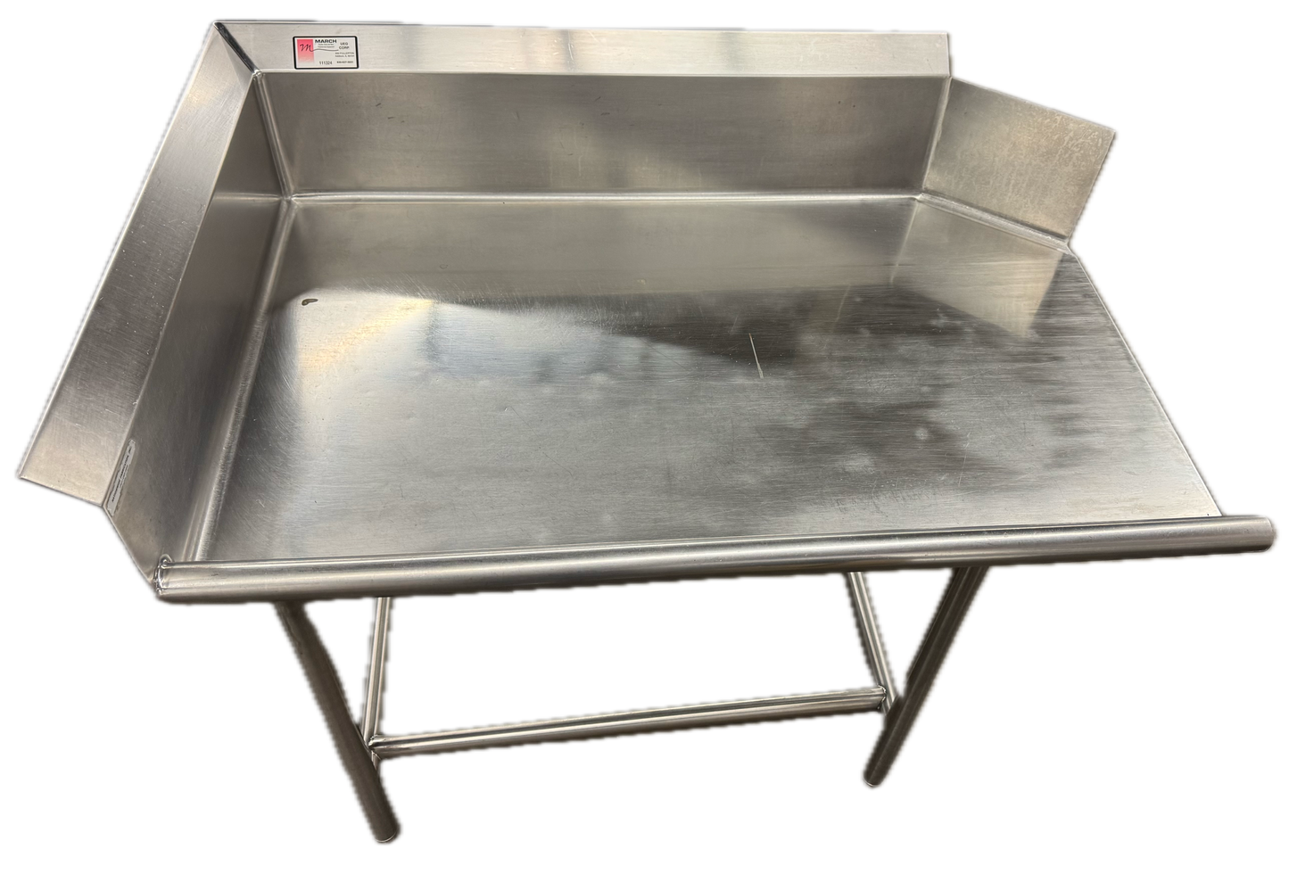 48" LEFT SIDE CLEAN DISHTABLE (M.111324)