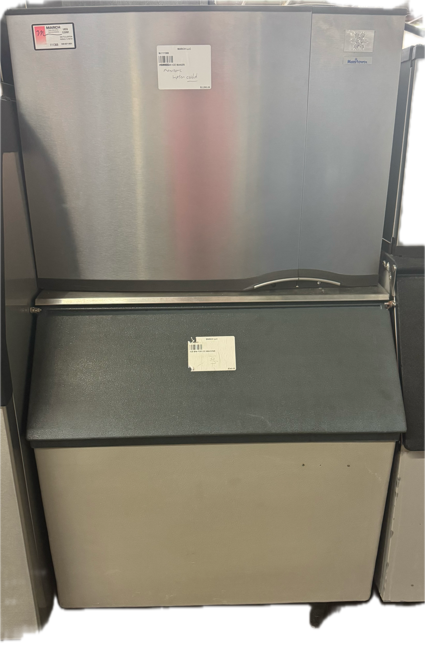 MANITOWOC WATER COOLED ICE MAKER (M.111368)
