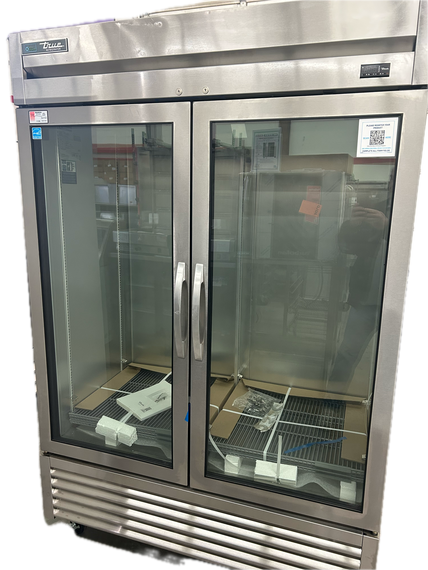 TRUE 2 GLASS DOOR REFRIGERATOR, T49G (M.111395)