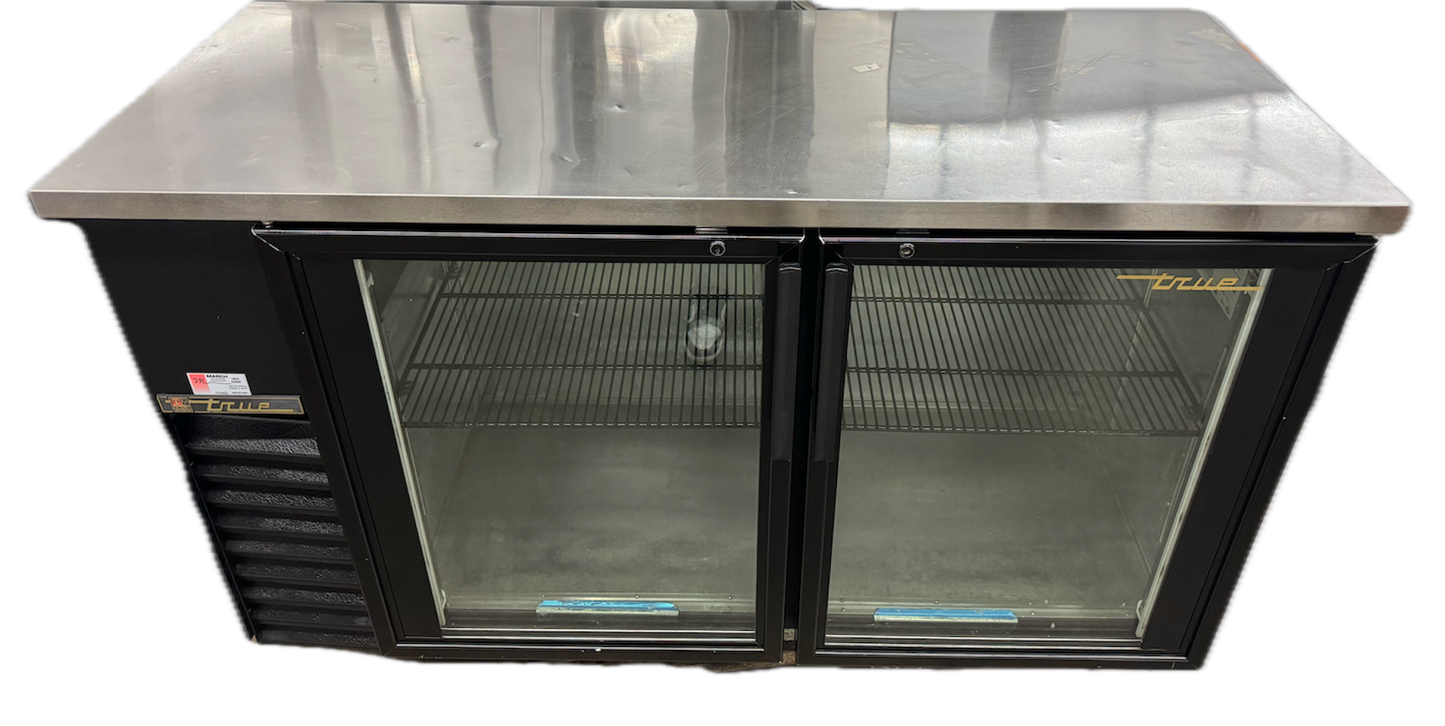 TRUE 2 GLASS DOOR BACK BAR COOLER (M.111423)