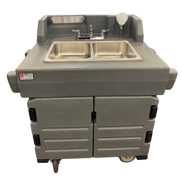 CAMBRO 2 COMPARTMENT PORTABLE OUTSIDE SINK (M.111772)