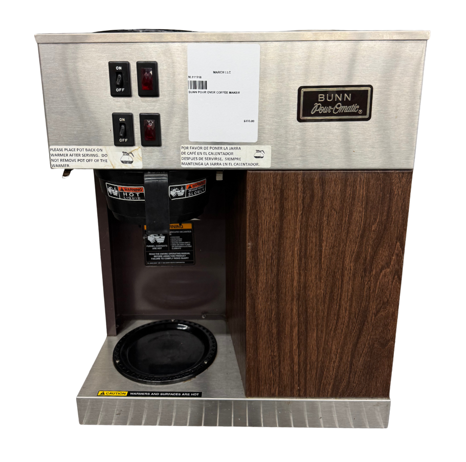 BUNN POUR OVER COFFEE MAKER (M.111918)