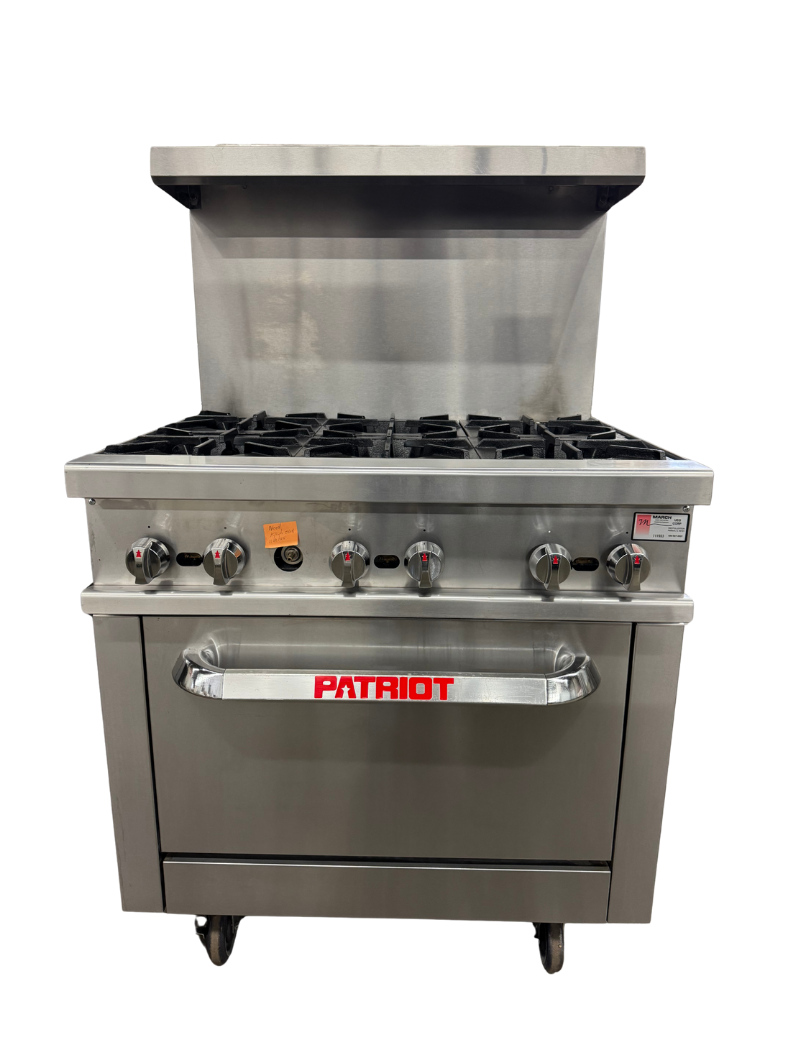 PATRIOT 6 BURNER RANGE W/OVEN (M.111933)