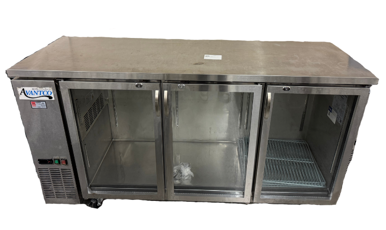 AVANTCO 3 GLASS DOOR BACK BAR COOLER (M.112289)