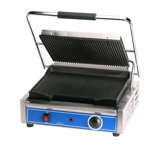Globe Electric Sandwich Grill Grooved Plate (M.GPG1410)