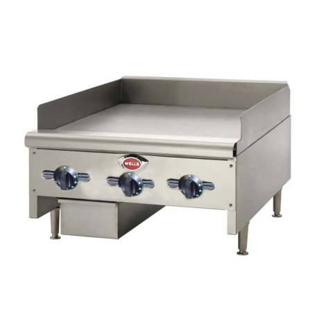 Wells 24" Countertop Gas Griddle - Thermostatic (M.HDTG-2430G)