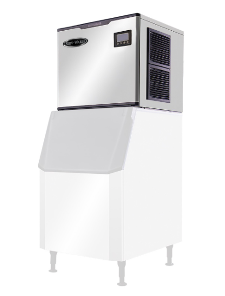 SERV-WARE SWM30-500H ICE MAKER 500#/24HR HALF DICE 30" (M.SWM30-500H)