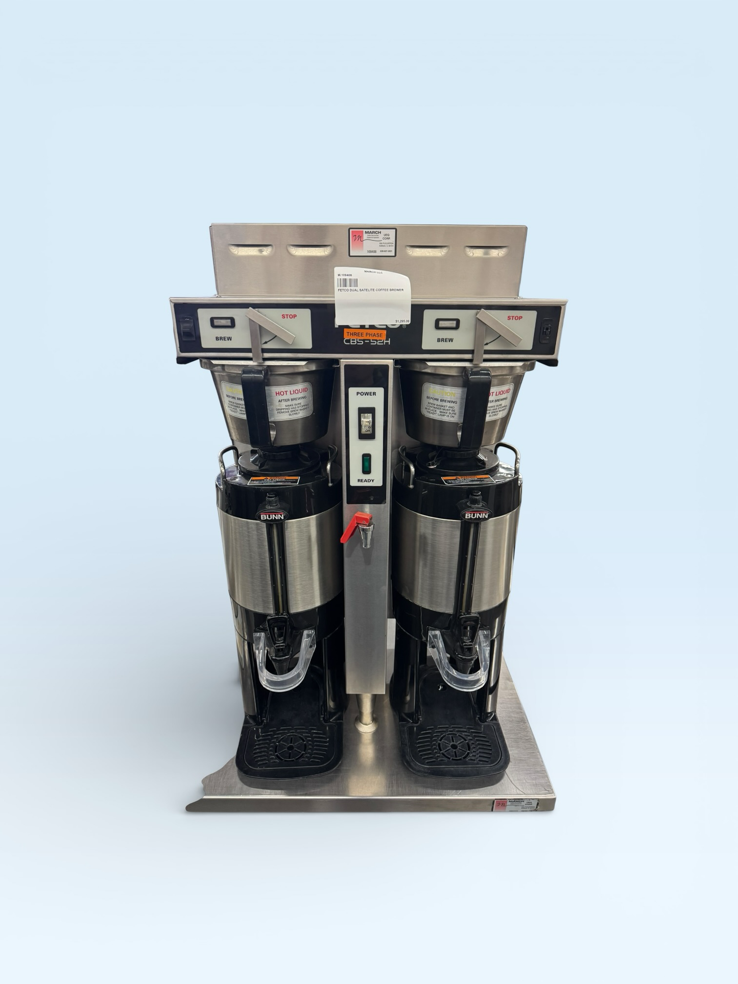 FETCO DUAL SATELITE COFFEE BREWER (M.109408)