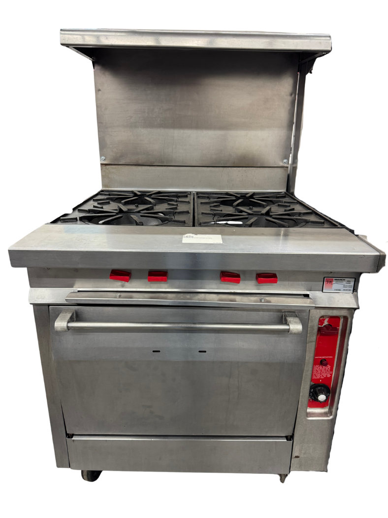 VULCAN 4 BURNER RANGE W/OVEN (M.110155)