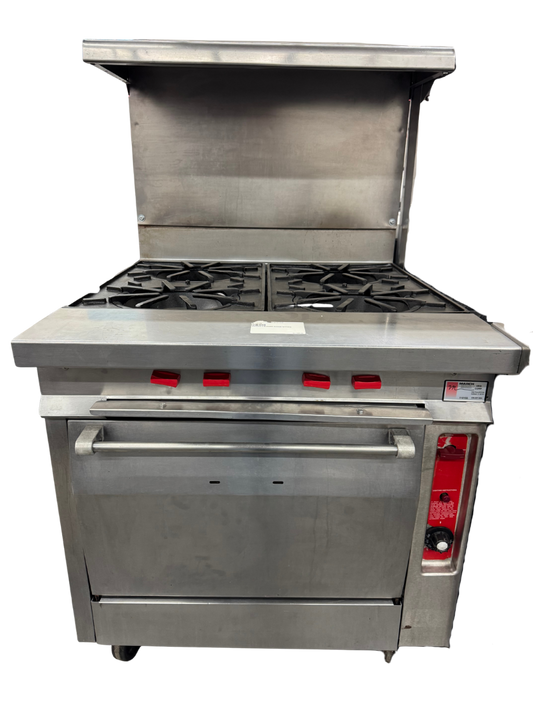 VULCAN 4 BURNER RANGE W/OVEN (M.110155)