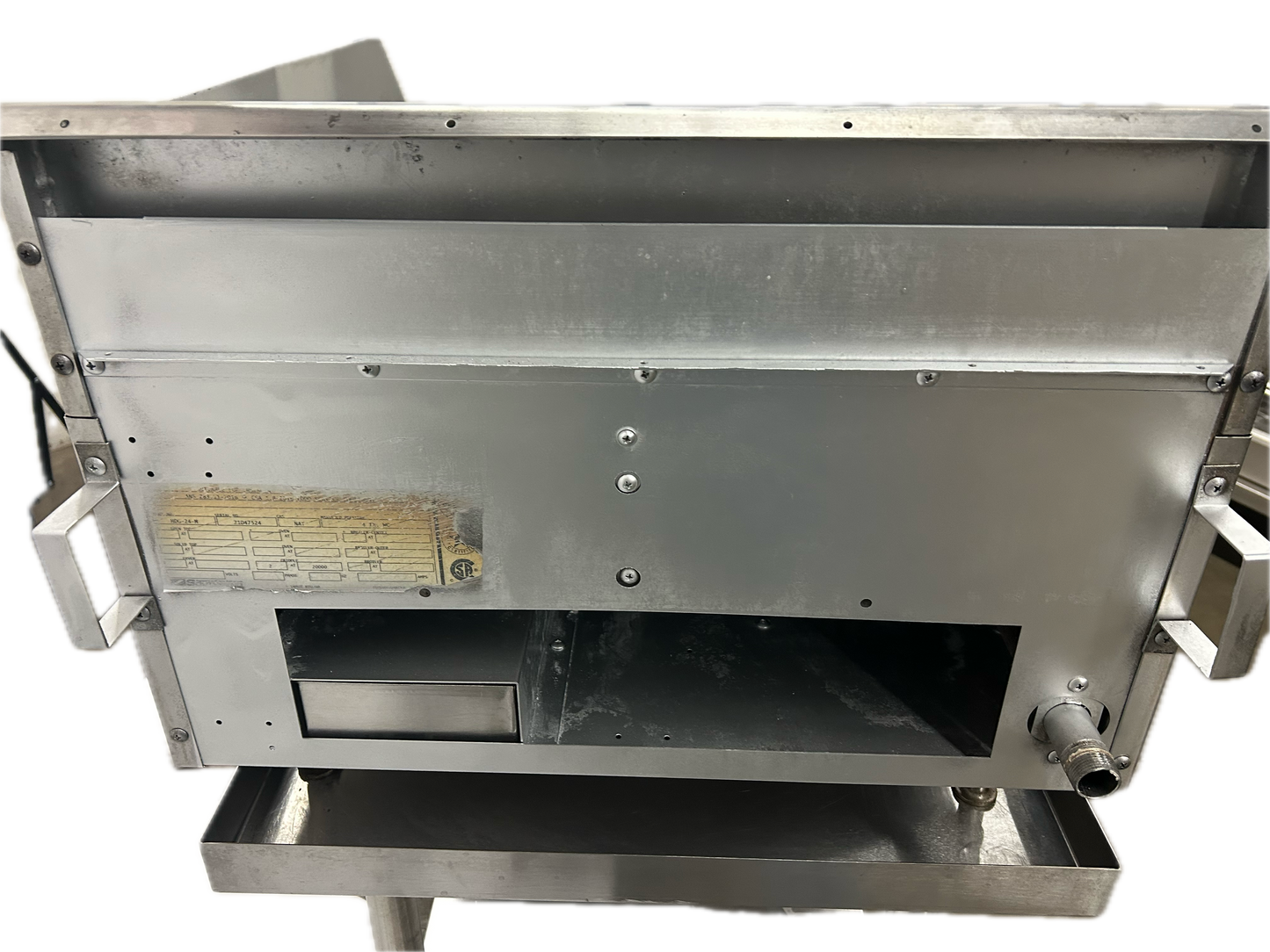 24" MANUAL CONTROLLED GRIDDLE ON STAND (M.111017)