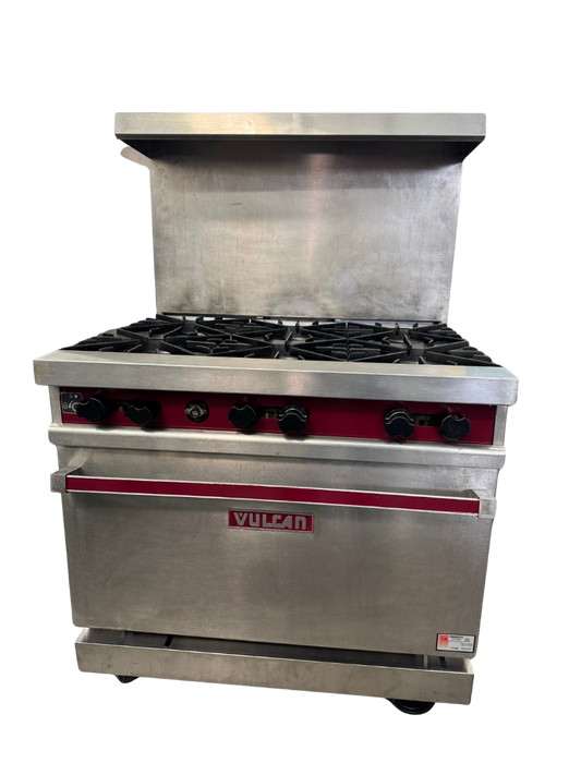VULCAN 6 BURNER RANGE W/OVEN (M.111246)