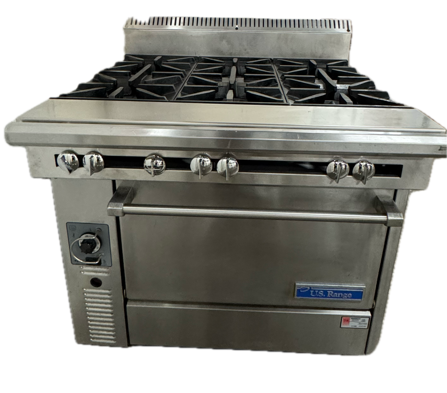 US RANGE 6 BURNER W/OVEN (M.111488)