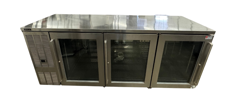 PERLICK 3 GLASS DOOR BACK BAR COOLER (M.111806)