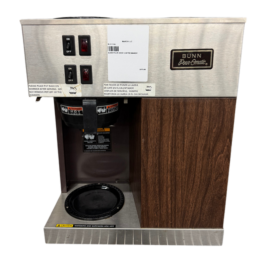 BUNN POUR OVER COFFEE MAKER (M.111918)