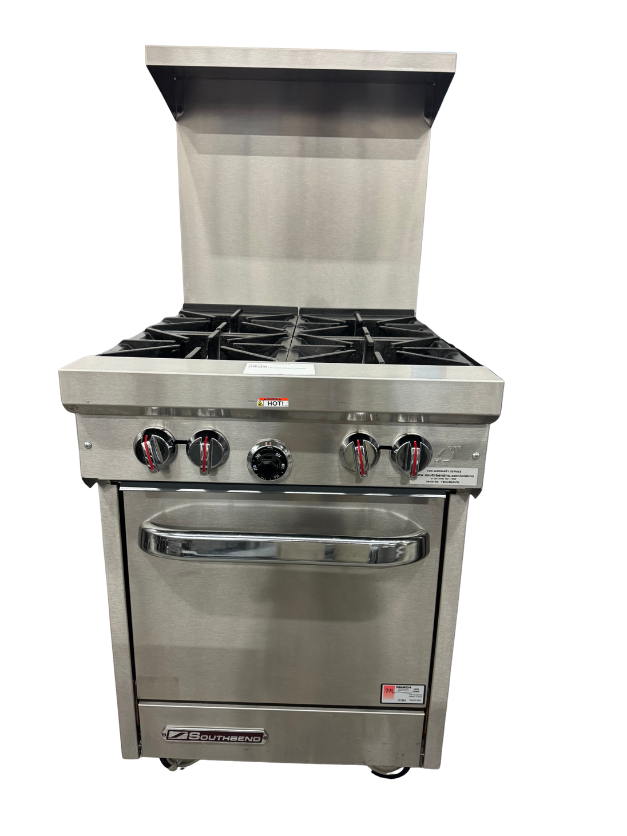 SOUTHBEND 4 BURNER RANGE W/OVEN (M.111981)