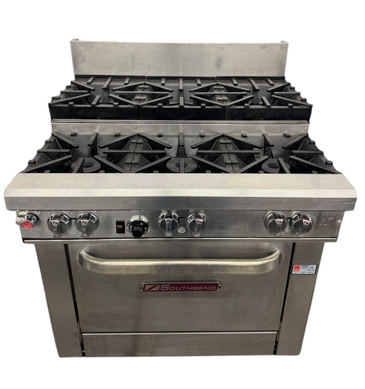 SOUTHBEND 6 BURNER STEP UP W/CONVECTION OVEN (M.112011)