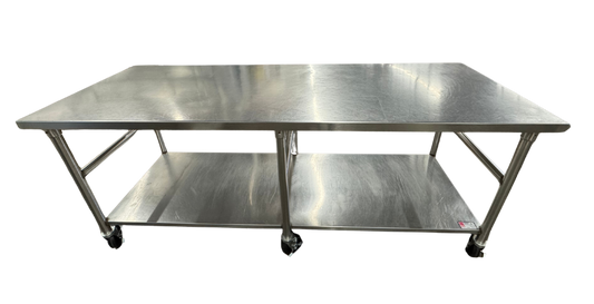 7’ ALL S/S FLAT TOP WORKTABLE (M.112111)