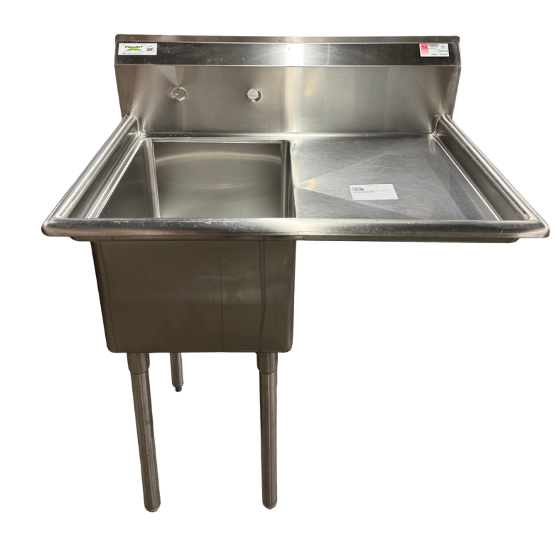1 COMPARTMENT VEGETABLE SINK W/DRAINBOARD ON RIGHT (M.112232)