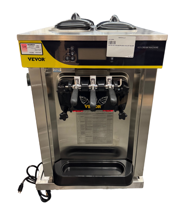 VEVOR ICE CREAM/FROZEN YOGURT MAKER (M.112266)
