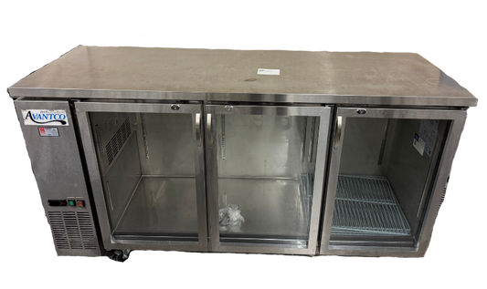 AVANTCO 3 GLASS DOOR BACK BAR COOLER (M.112289)