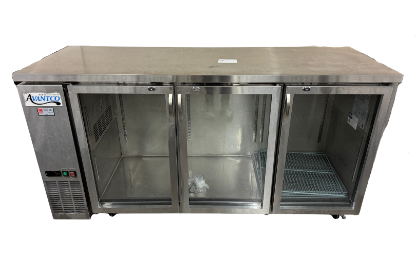 AVANTCO 3 GLASS DOOR BACK BAR COOLER (M.112290)