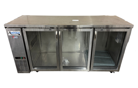 AVANTCO 3 GLASS DOOR BACK BAR COOLER (M.112290)