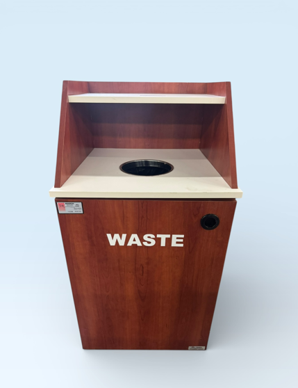 SINGLE OPENING ROUND TRASH CAN (M.112338)