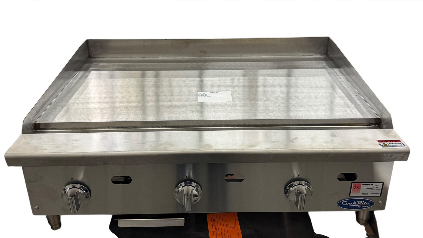 ATOSA ATTG-36 GRIDDLE W/T-STATS (M.112378)