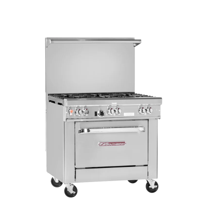 Southbend Ultimate 36" Gas Range, Convection Oven Base, 211k BTUs (M.4365A)